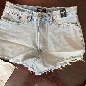 A&f jean shorts